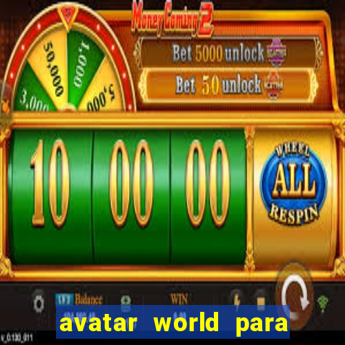 avatar world para imprimir e colorir